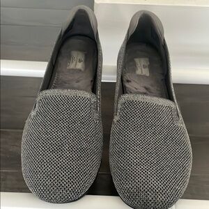 Clarks Shimmer Gray & Black Loafers with Plush Fury Insole Design- 2 Pair Bundle